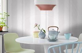 Обои 4709-1 фото в интерьере кухни превью