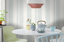 Обои 4709-2 фото в интерьере кухни превью