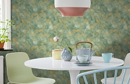 Обои 4712-3 фото в интерьере кухни превью