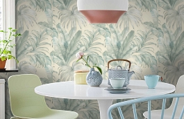 Обои 4714-2 фото в интерьере кухни превью