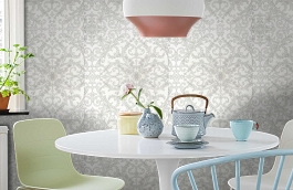 Обои 54141-2 фото в интерьере кухни превью