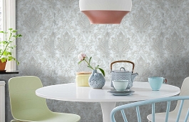 Обои 54148-4 фото в интерьере кухни превью