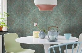 Обои 54148-6 фото в интерьере кухни превью