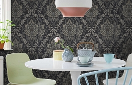 Обои 54148-7 фото в интерьере кухни превью