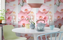 Обои 54169-2 фото в интерьере кухни превью