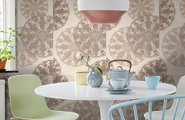 Обои 54175-4 фото в интерьере кухни превью