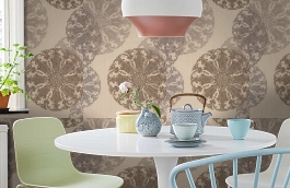 Обои 54175-5 фото в интерьере кухни превью