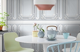 Обои 54192-2 фото в интерьере кухни превью