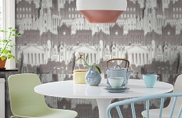 Обои 54194-4 фото в интерьере кухни превью