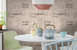 Обои 54204-3 фото в интерьере кухни превью