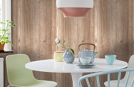 Обои 54205-2 фото в интерьере кухни превью