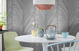 Обои 54208-3 фото в интерьере кухни превью