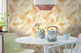 Обои 54229-3 фото в интерьере кухни превью