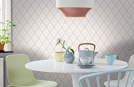 Обои 54261-2 фото в интерьере кухни превью