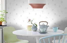 Обои 54273-1 фото в интерьере кухни превью