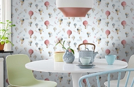 Обои 54279-1 фото в интерьере кухни превью