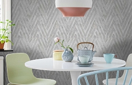 Обои 54282-4 фото в интерьере кухни превью