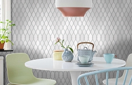 Обои 54293-3 фото в интерьере кухни превью