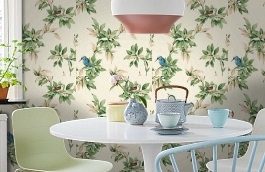 Обои 54304-2 фото в интерьере кухни превью