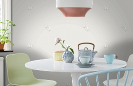 Обои 54309-2 фото в интерьере кухни превью