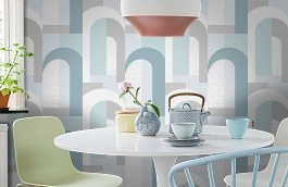 Обои 54318-4 фото в интерьере кухни превью