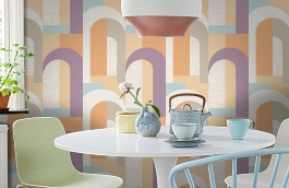 Обои 54318-5 фото в интерьере кухни превью