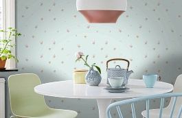 Обои 54321-4 фото в интерьере кухни превью