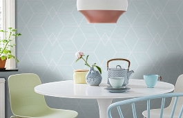 Обои 54344-3 фото в интерьере кухни превью