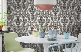 Обои 6804-5 фото в интерьере кухни превью