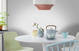 Обои 7027-5 фото в интерьере кухни превью