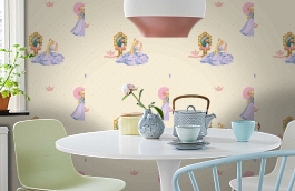 Обои 8910-1 фото в интерьере кухни превью