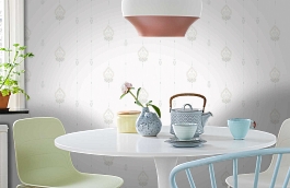 Обои 9902-1 фото в интерьере кухни превью