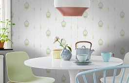 Обои 9902-4 фото в интерьере кухни превью