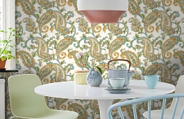 Обои 9903-5 фото в интерьере кухни превью