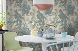 Обои 9907-3 фото в интерьере кухни превью