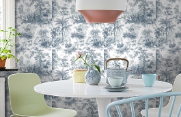 Обои 9909-2 фото в интерьере кухни превью