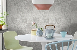 Обои 9911-3 фото в интерьере кухни превью