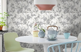 Обои 9914-1 фото в интерьере кухни превью