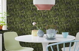 Обои RDT2201-6 фото в интерьере кухни превью