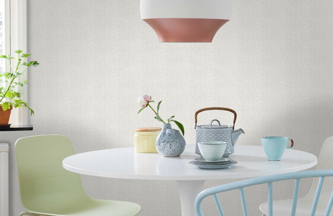 Обои RDT2205-1 фото в интерьере кухни