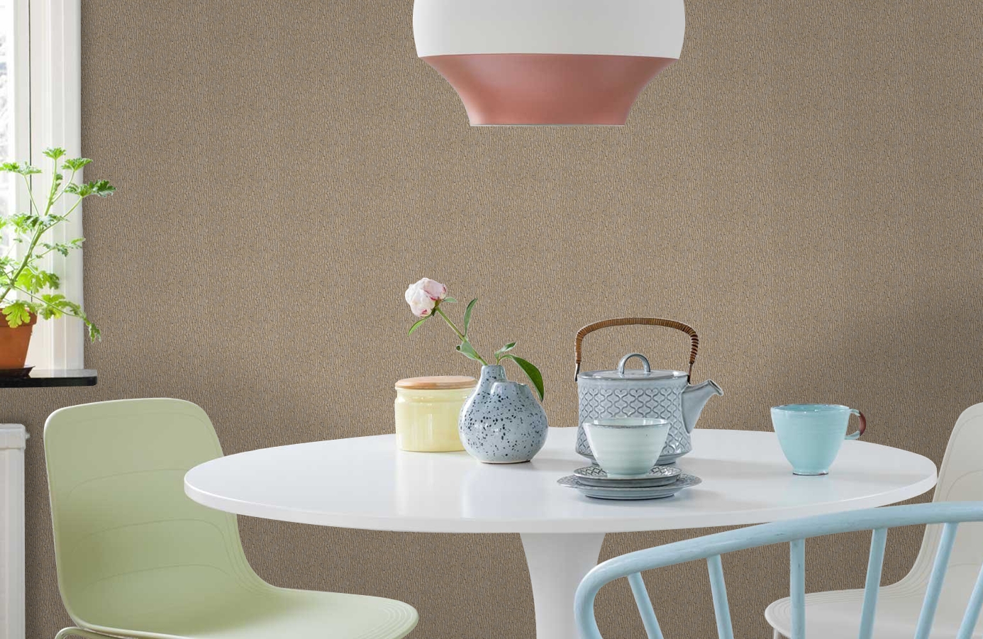 Обои RDT2205-5 фото в интерьере кухни