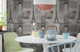 Обои RFE1616-1 фото в интерьере кухни превью