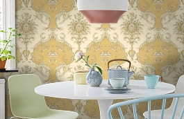 Обои RJC4007-3 фото в интерьере кухни превью