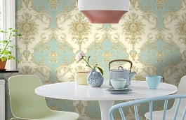 Обои RJC4007-4 фото в интерьере кухни превью