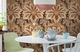 Обои RJC4011-8 фото в интерьере кухни превью