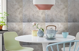 Обои RMH1001-6 фото в интерьере кухни превью