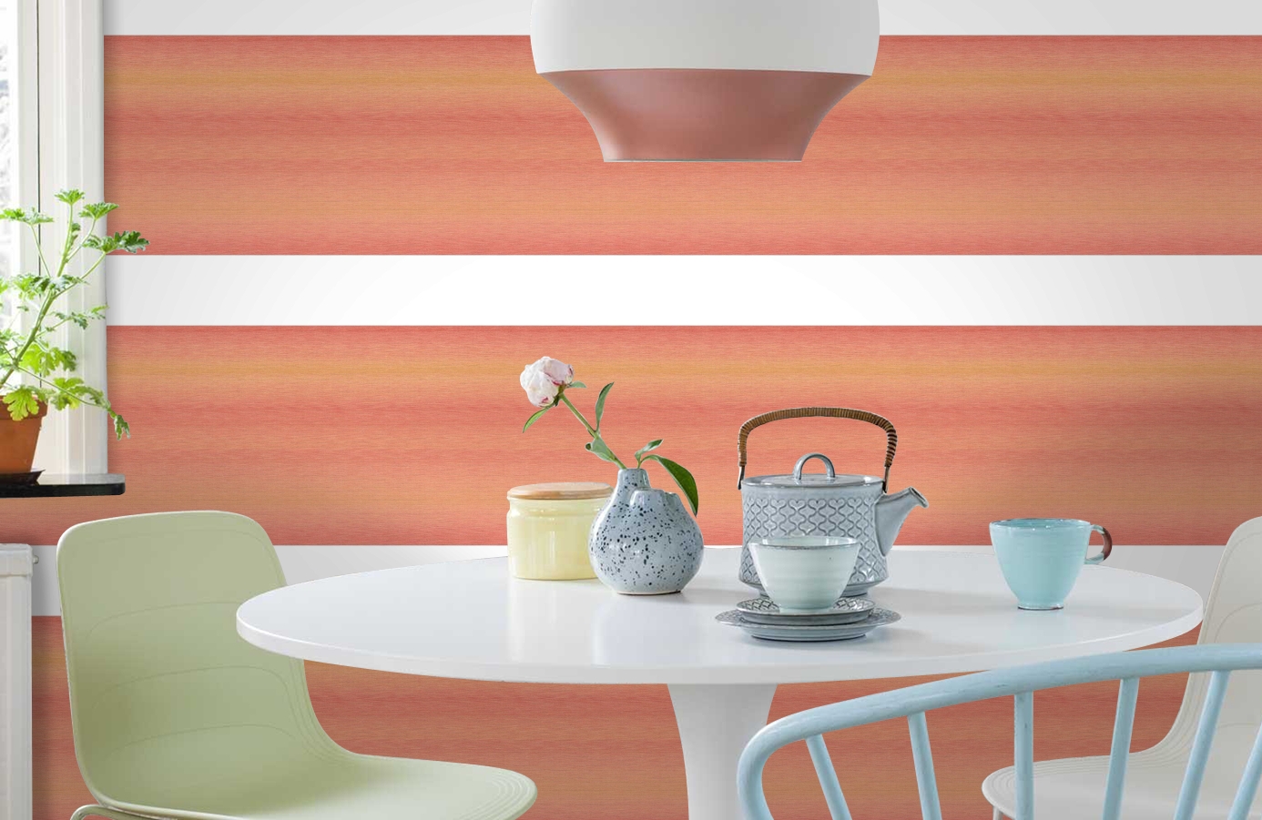 Обои 30083-3 фото в интерьере кухни