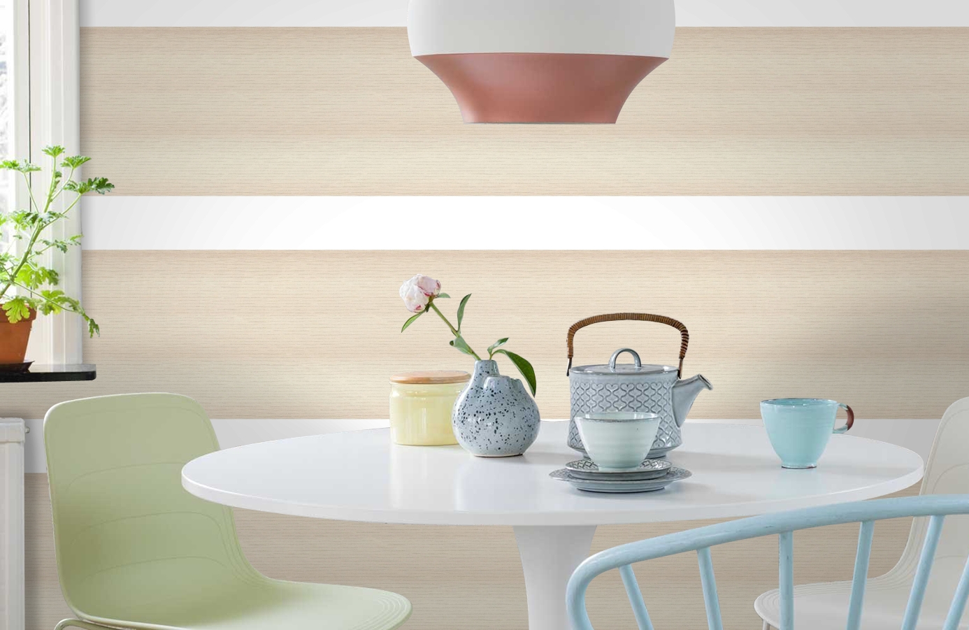 Обои 30083-5 фото в интерьере кухни