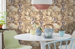 Обои 34379-5 фото в интерьере кухни превью