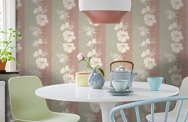 Обои 3707-30 фото в интерьере кухни превью